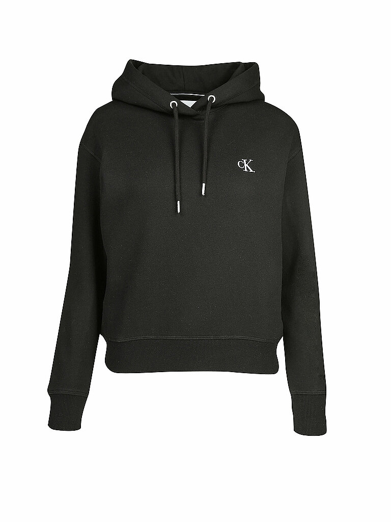 CALVIN KLEIN JEANS Kapuzensweater schwarz | L